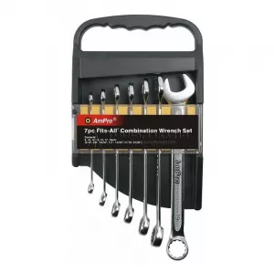 AmPro Set 7 chei combinate, 10-19 mm 999UT0338