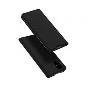 Dux Ducis Flip Cover Skin pentru Samsung S21 Ultra Negru QSSAMSU21NEG