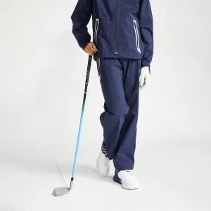 Inesis Pantalon Impermeabil Golf RW500 Bleumarin Copii