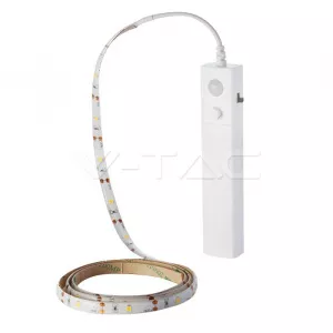 V-TAC 2.4W Bandă LED 2835 Senzor de Mișcare 1m. 4000K