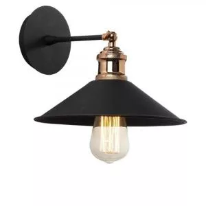 Noor Aplica de perete Berceste N-663, 19 x 28 cm, 1 x E27, 100W, negru