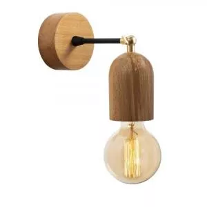 Noor Aplica de perete Datca N-934, 17 x 20 cm, 1 x E27, 100W, natural