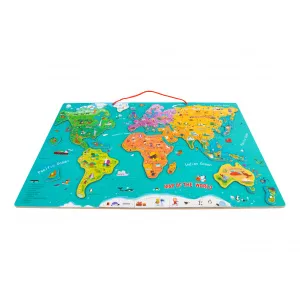 TopBright Puzzle magnetic - Harta lumii