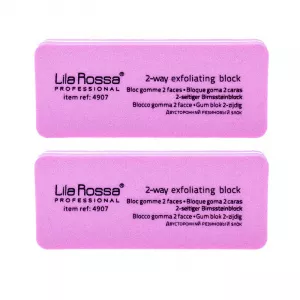 Lila Rossa Set 2 buffere, 8.5 x 3.5 cm, forma dreptunghiulara, Roz 4907-SET 2