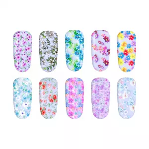 Lila Rossa Set folii de transfer Spring Collection, 10 bucati, Multicolor 3987-09