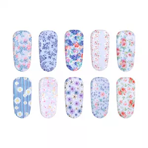 Lila Rossa Set folii de transfer Summer, 10 bucati, Multicolor 3987-03