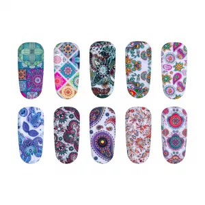 Lila Rossa Set folii de transfer Mandalla, 10 bucati, Multicolor 3987-07