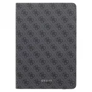 Guess Husa Plastic - TPU 4G Folio pentru Apple iPad Air (2019), Gri - Neagra GUFCPA11QGG