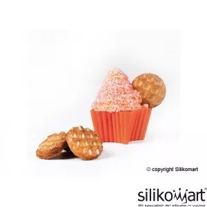 Silikomart 6 forme din silicon pentru briose - stea