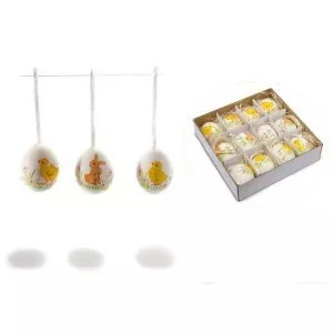 AFI Set 12 ornamente Oua de Paste