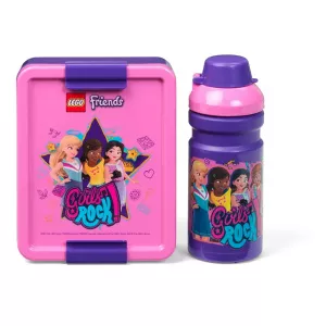 LEGO Set sticlă pentru apă și cutie pentru gustări Friends Girls Rock