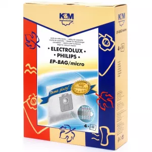 K&M Sac Aspirator Electrolux-philIPs Universal (s-bag), Sintetic, 4x Saci