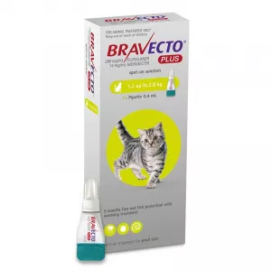 MSD Bravecto Plus Spot On Cat 112.5 mg (1.2 - 2.8 kg), 1 pipeta