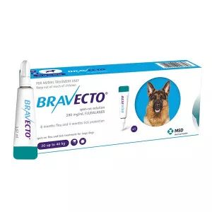 MSD Bravecto spot on (20-40 kg) 1 pipeta