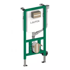 LAUFEN INEO - Set de instalare încastrată pentru WC suspendat, pentru extragerea mirosurilor, înălțime 1,12 m H9201180000001
