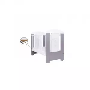 Eurogloria Bear Silver + Saltea Cocos 8 Cm