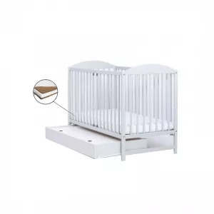 Eurogloria Kuba II cu sertar Alb + Saltea Cocos 8 Cm