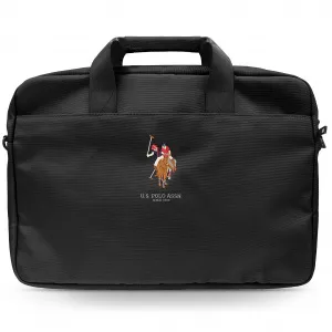 U.S. POLO Geanta Laptop, 15 inci, Neagra USCB15PUGFLBK