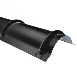 Rufster Coame pentru tigla Premium 0,5 mm grosime 9005 negru