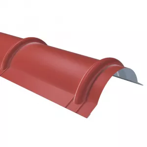Rufster Coame pentru tigla Premium 0,5 mm grosime 3011 MS rosu mat structurat