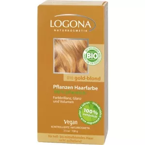 Logona Vopsea de par 100% vegetala BLOND AURIU