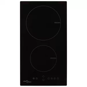 vidaXL  Plită cu inducție cu 2 arzătoare, control tactil, sticlă 3500 W 50786