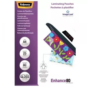 Fellowes Folie A4 80 microni 25 buc/set