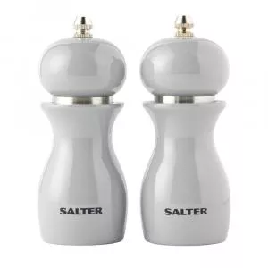 Salter Rasnita 7613 GYXR Gloss, Sare si Piper, Gri, 2 buc