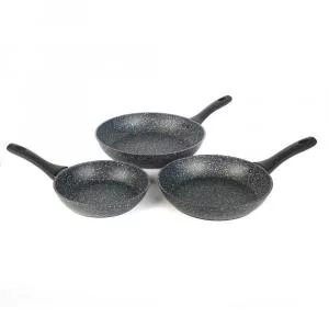 Salter Tigai si seturi BW06235S1BRMFOB Megastone 3-Piece Frying Pan Set - 20/24/28cm