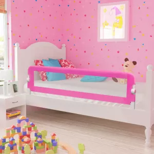 vidaXL Balustrada pat roz, 150x42 cm