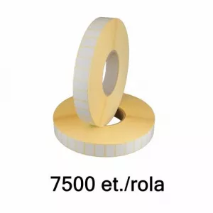 ZINTA Role etichete semilucioase 25x15 mm, 7500 et./rola - 25X15X7500-SGP