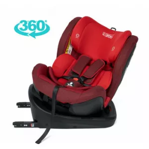 U-Grow Rotativ 360gr cu Isofix Rosu