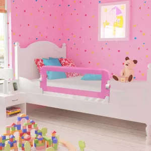 vidaXL Balustrada pat roz, 120 x 42 cm