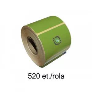 ZINTA Role etichete semilucioase 100x150mm, verzi, 520 et./rola - 100X150X520-SGP-GREP