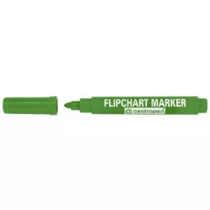 Centropen Marker pentru flipchart, verde, 8550