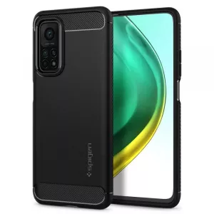 Spigen Husa TPU Rugged Armor pentru Xiaomi Mi 10T 5G / Xiaomi Mi 10T Pro 5G, Neagra ACS02161