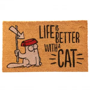 Puckator Pres pentru usa - Simon s Cat, Life is better with a cat