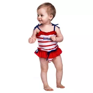 Swimpy Costum de baie SeaLife, red, L