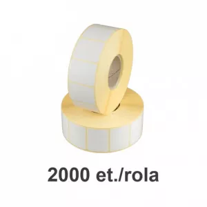 ZINTA Role etichete termice 38x25mm, 2000 et./rola - 38X25X2000-TH