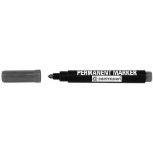Centropen Marker permanent, 2.5mm, negru, 8566
