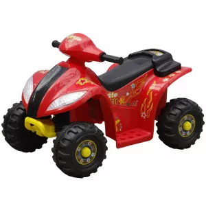vidaXL ATV rosu/negru