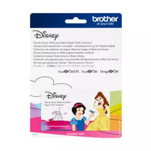 Brother Colecţia Disney cu modele de hârtie Albă ca Zăpada şi Belle