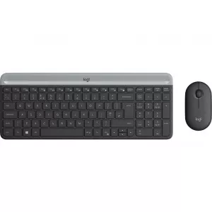 Logitech MK470 Slim Wireless Combo tastaturi RF fără fir AZERTY Franţuzesc Grafit
