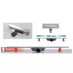 Wirquin RIGOLA CU MEMBRANA ANTIMIROS 500mm - SLIM VENESIO