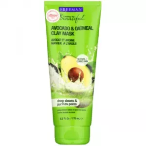 Freeman Feeling Beautiful masca faciala din caolin pentru piele normală și mixtă Avocado & Oatmeal 175 ml