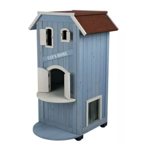 Trixie Casuta Pentru Pisica 56*94*59cm Albastru Deschis 44091