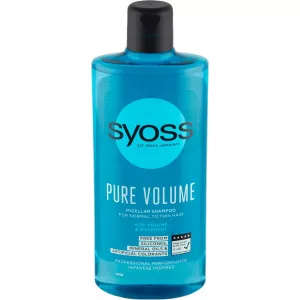Syoss Șampon micelar pentru volumul părului normal și subțire Pure Volume 440 ml