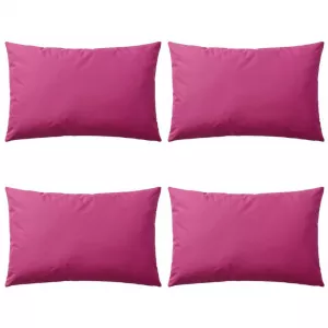 vidaXL Perne de exterior, 4 buc, roz, 60 x 40 cm
