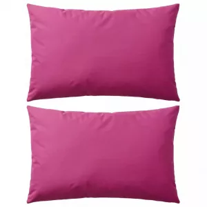 vidaXL Perne de exterior, 2 buc, 60x40 cm, roz