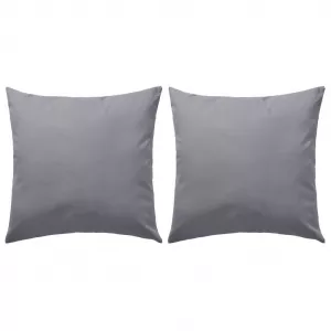 vidaXL Perne de exterior, 2 buc., gri, 45 x 45 cm